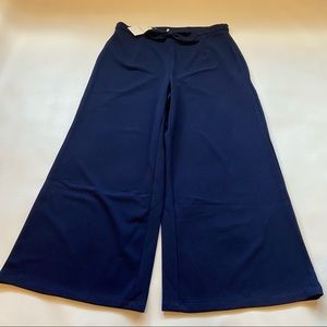 NWT Compania Fantastical Wide Leg Crop Bow Pants